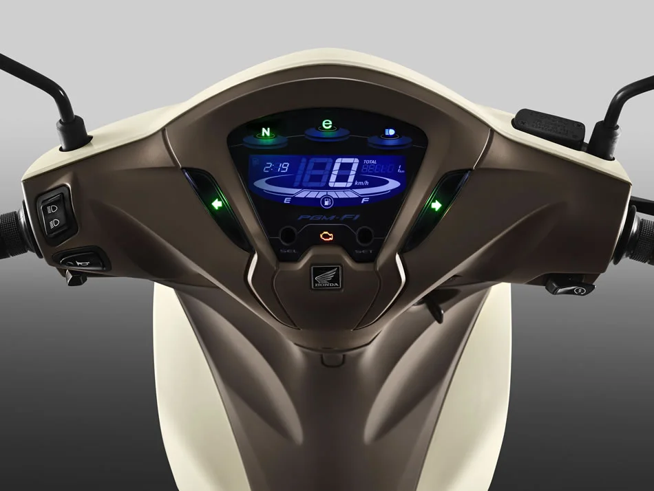 Painel Digital da Honda Biz 125 2018