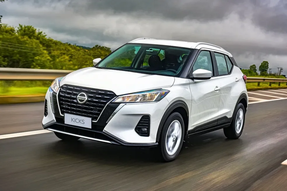 Nissan Kicks em movimento.