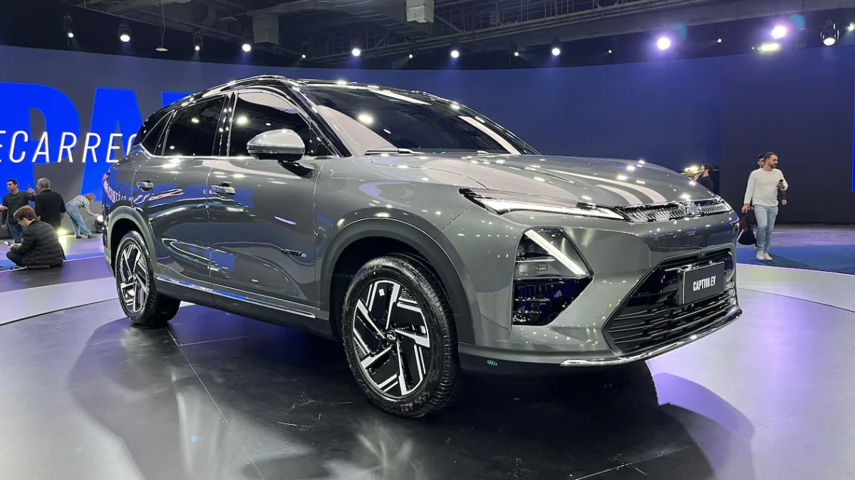 Close do interior do Renault Boreal.