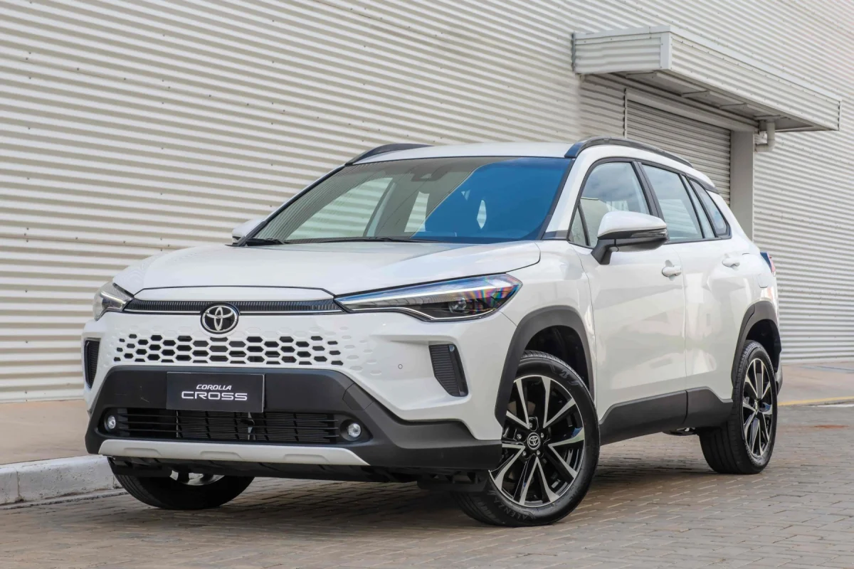 Toyota Corolla Cross em exibição