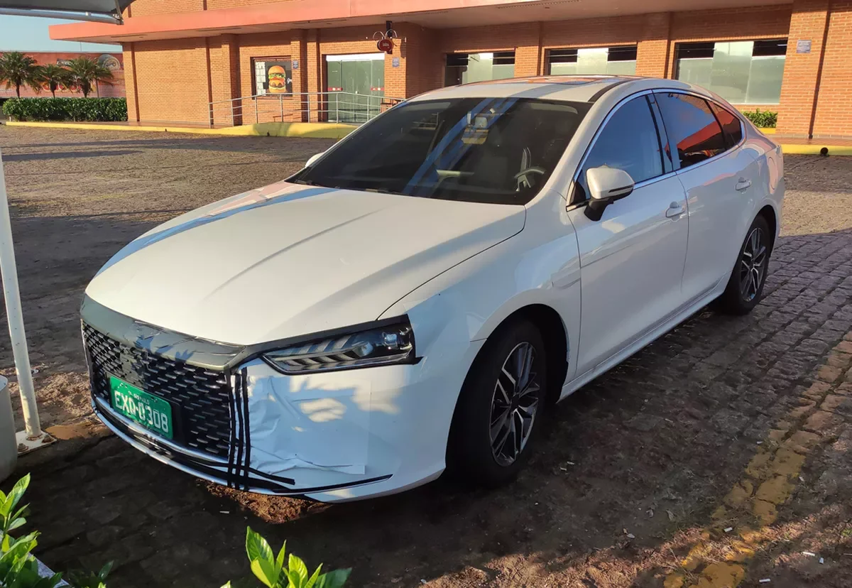 BYD Qin Plus em testes no Brasil.