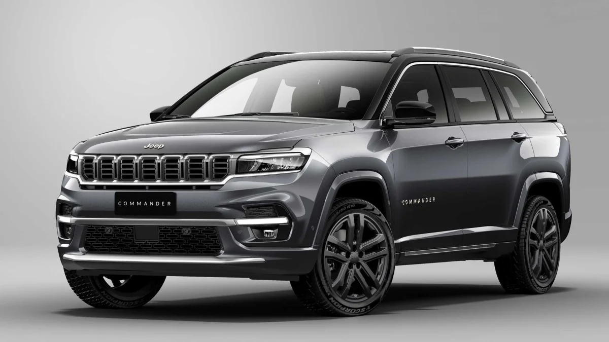 Jeep Commander Overland em terreno arenoso