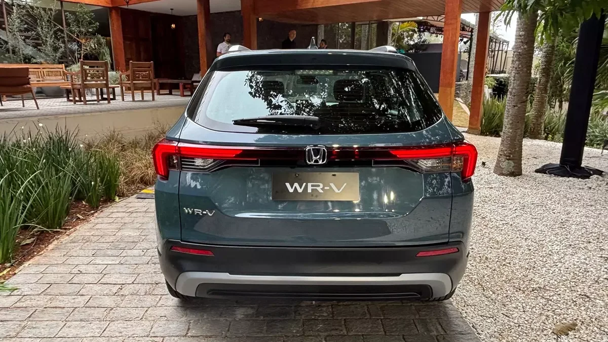 Novo Honda WR-V 2026 em exibi&ccedil;&atilde;o