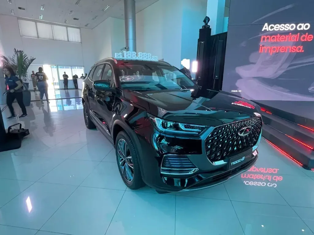 CAOA Chery Tiggo 8 Pro em um evento