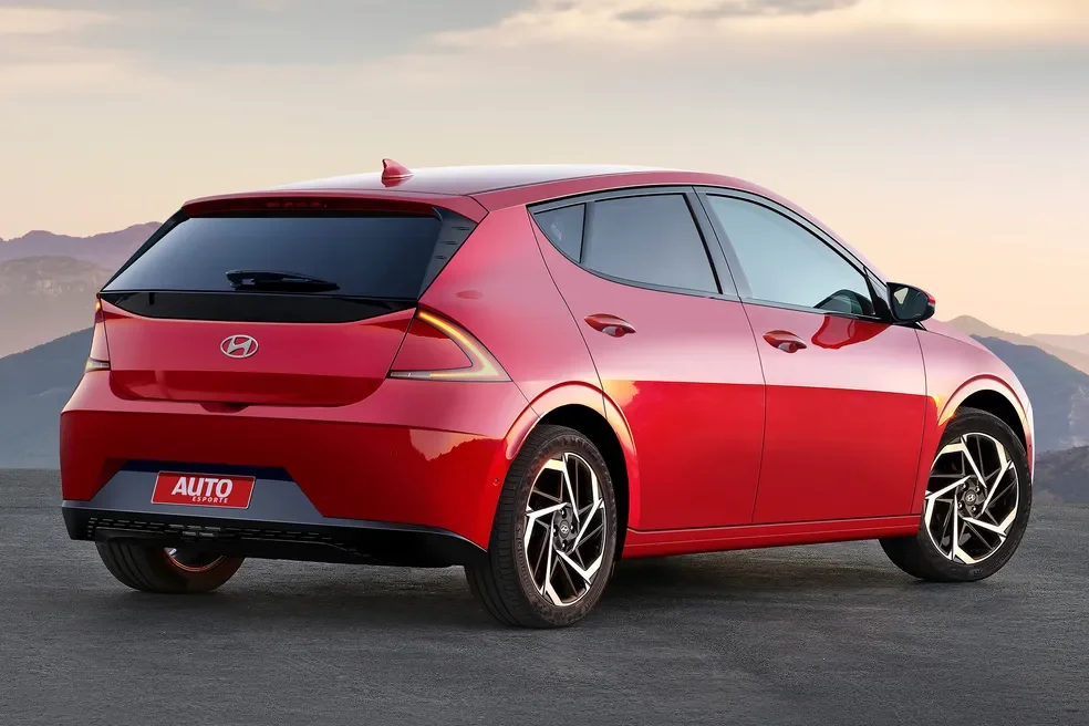 Traseira do novo Hyundai HB20