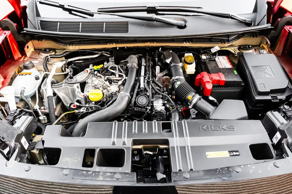 Detalhes do motor do Nissan Kicks 2026