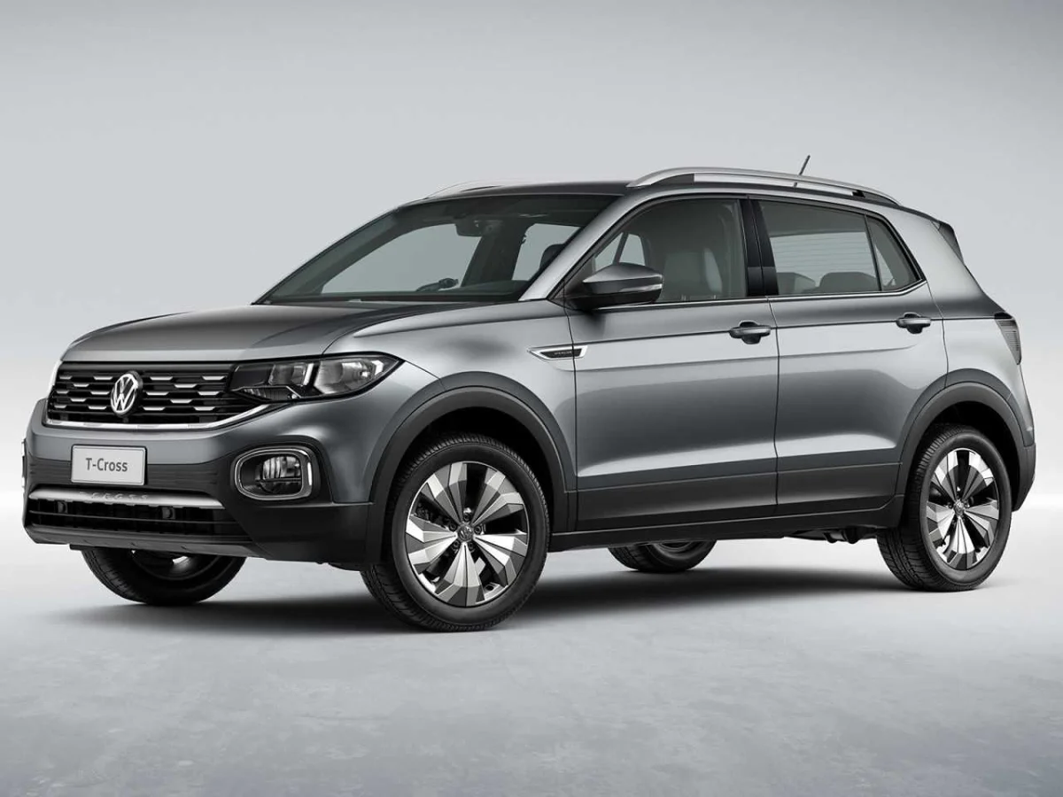 Volkswagen T-Cross Comfortline em cor cinza