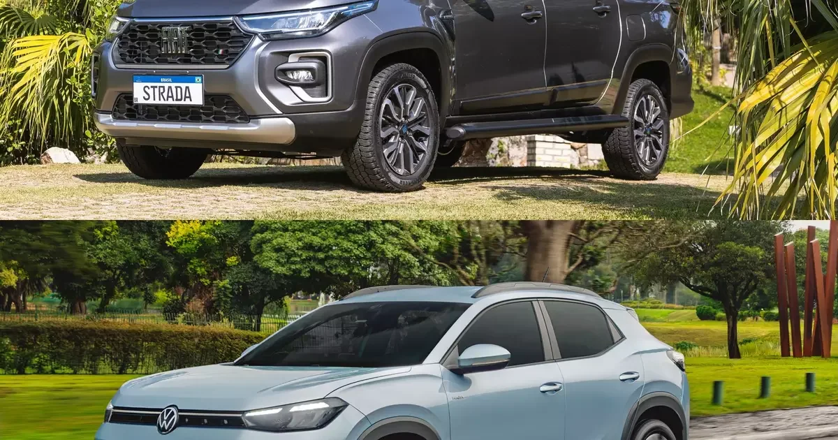 Comparação entre Fiat Strada e Volkswagen Tera.