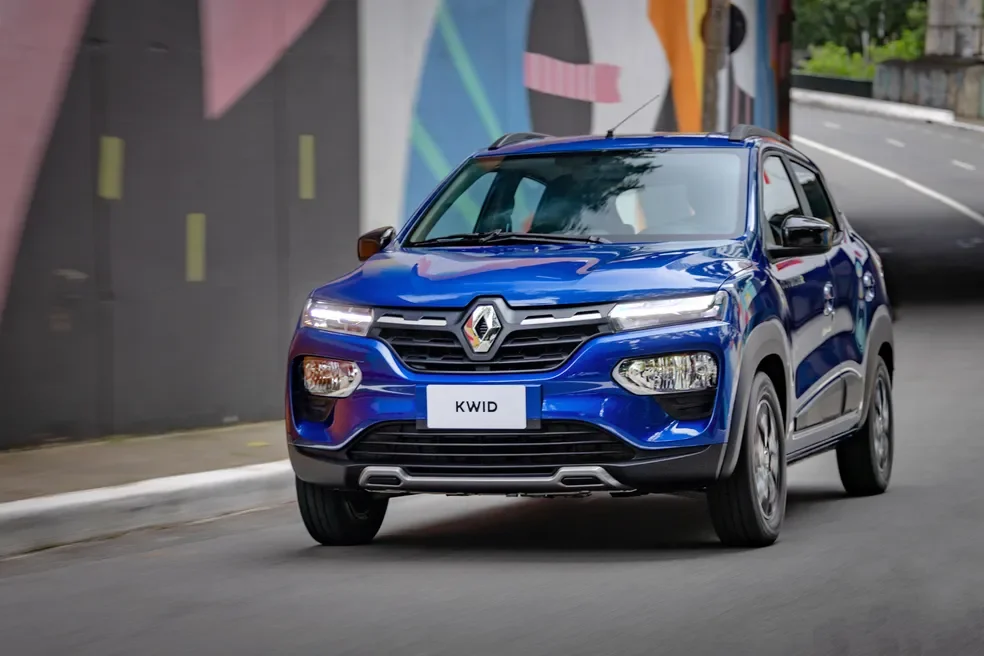 Renault Kwid em uma rua