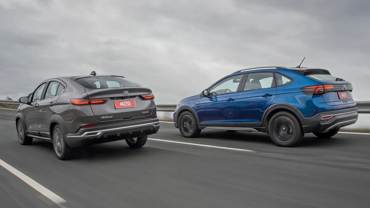 Comparativo entre Volkswagen Nivus e Fiat Fastback