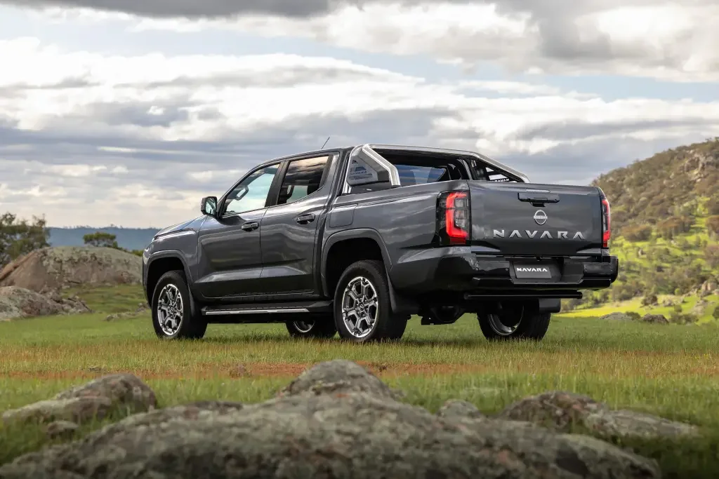 Detalhes da lateral da Nova Nissan Frontier 2026