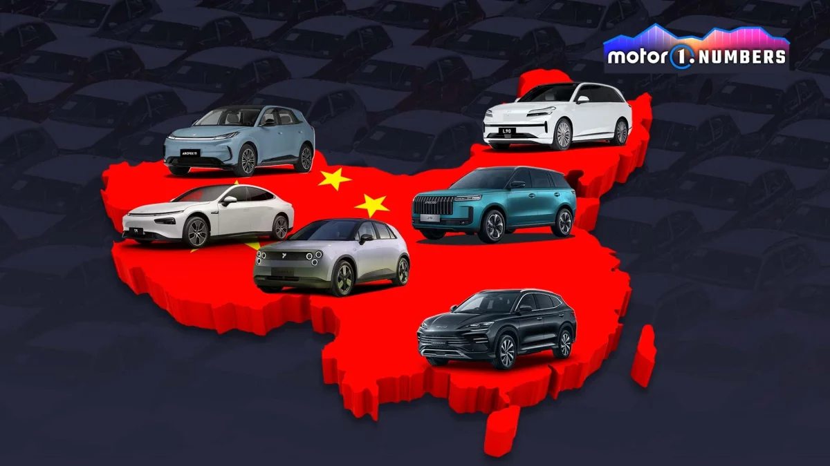 Carros na China representando o mercado em expans&atilde;o.
