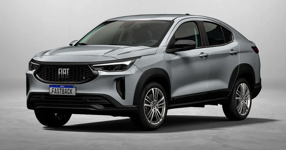 Imagem promocional de um carro Fiat Fastback.