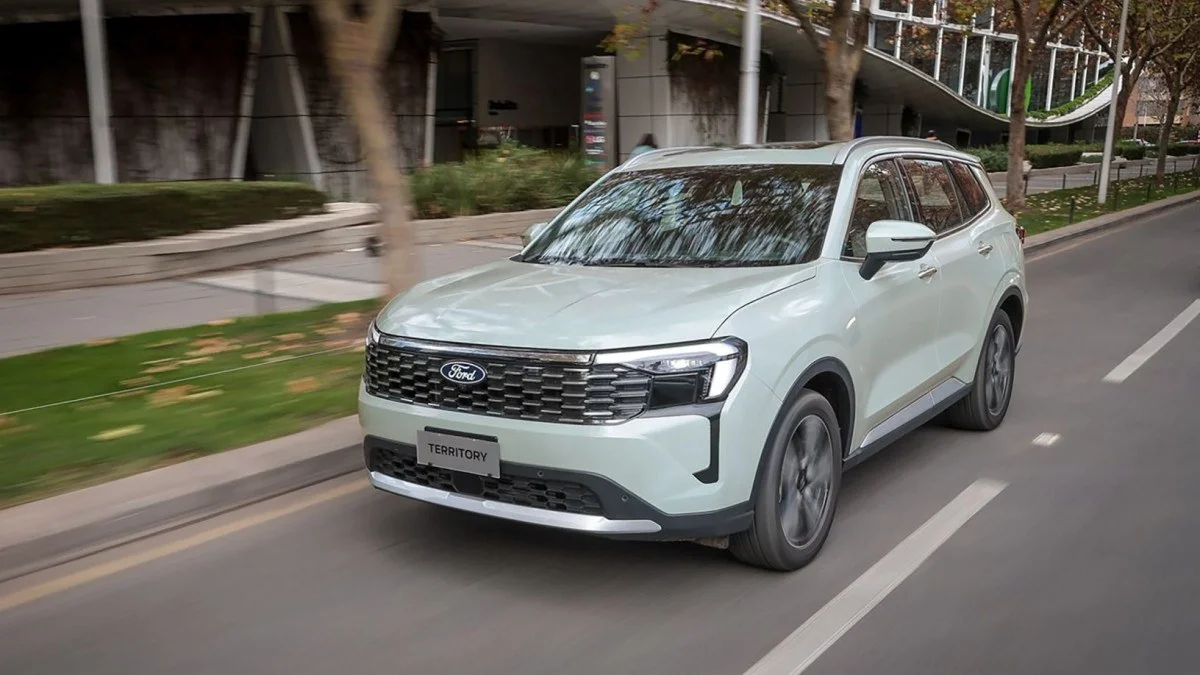Design atualizado do Ford Territory 2026.