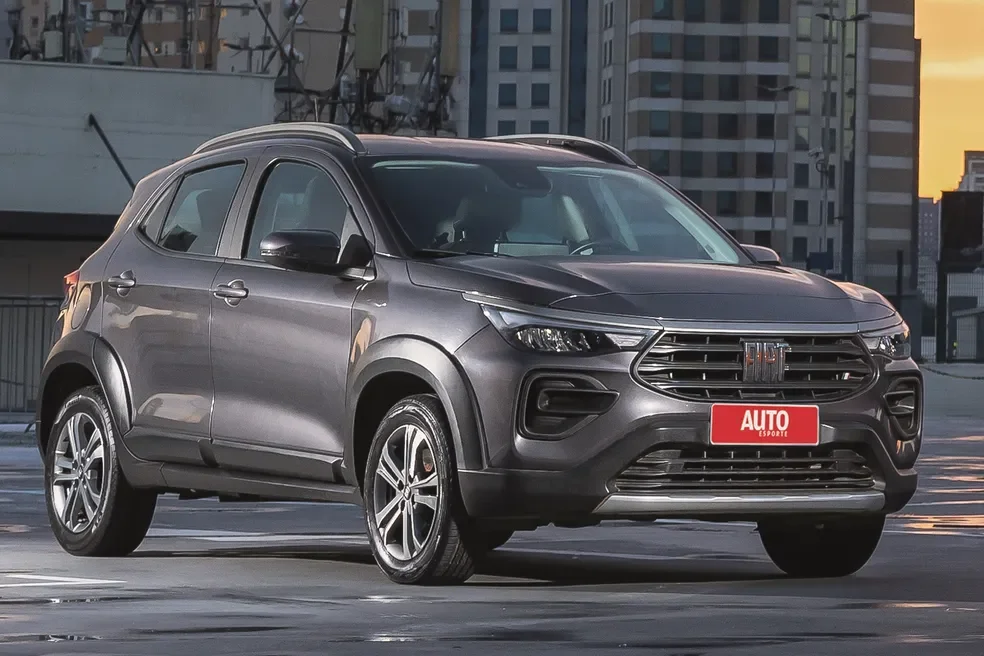 Fiat Pulse em perspectiva frontal.