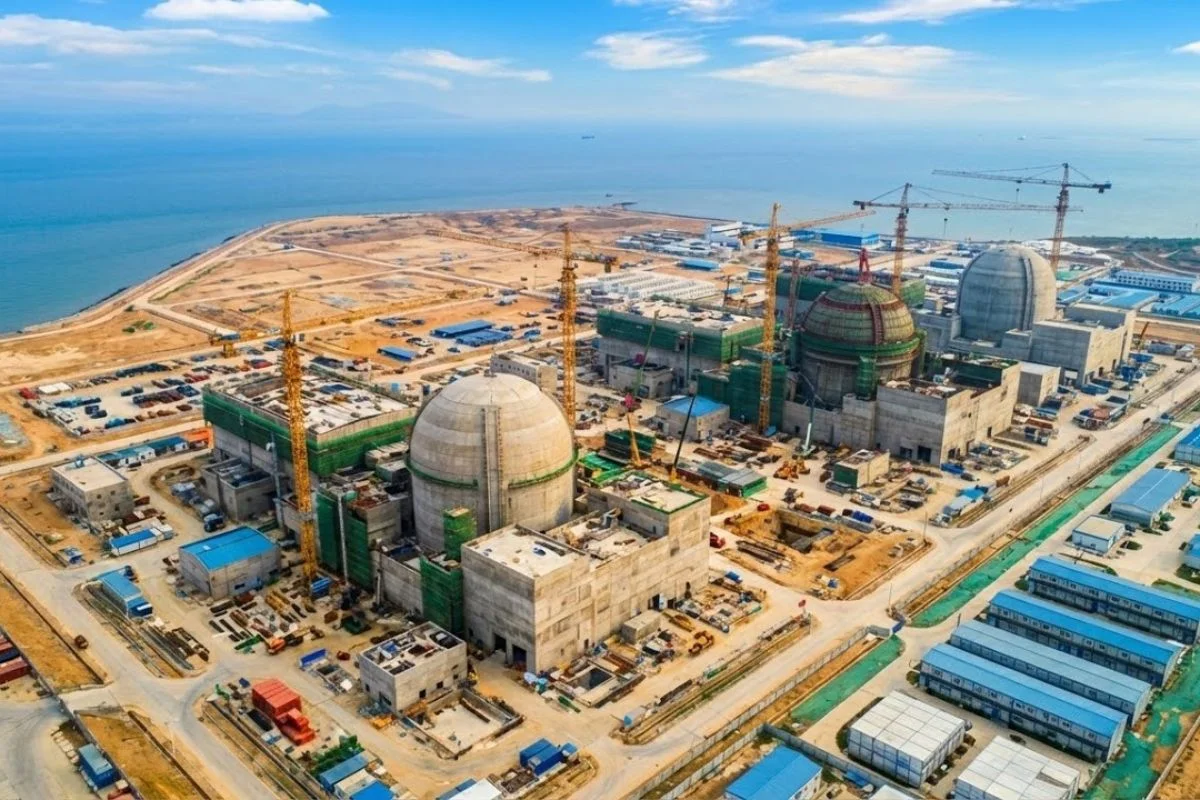 Usina nuclear na costa do Pacífico