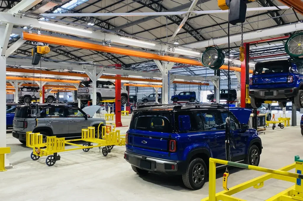 Fábrica de montagem automotiva