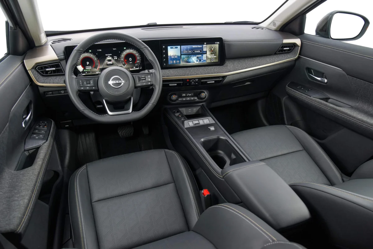 Interior do Nissan Kicks Exclusive 2026