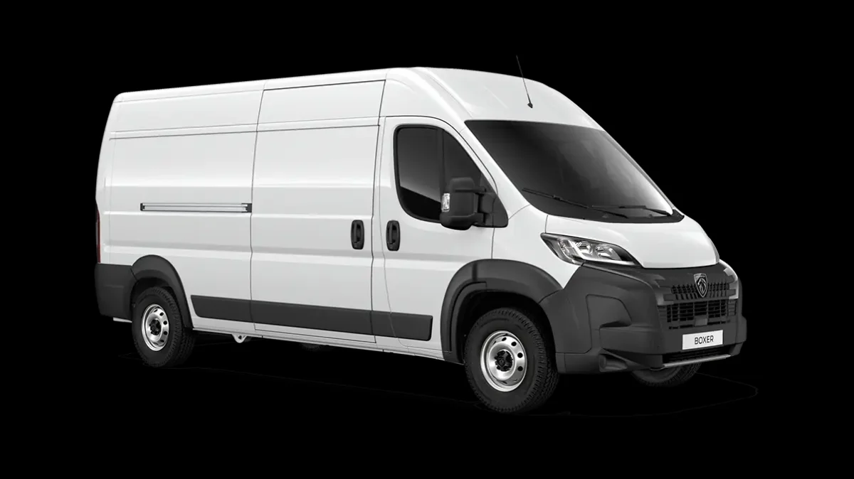 Modelo Peugeot Boxer no formato van.
