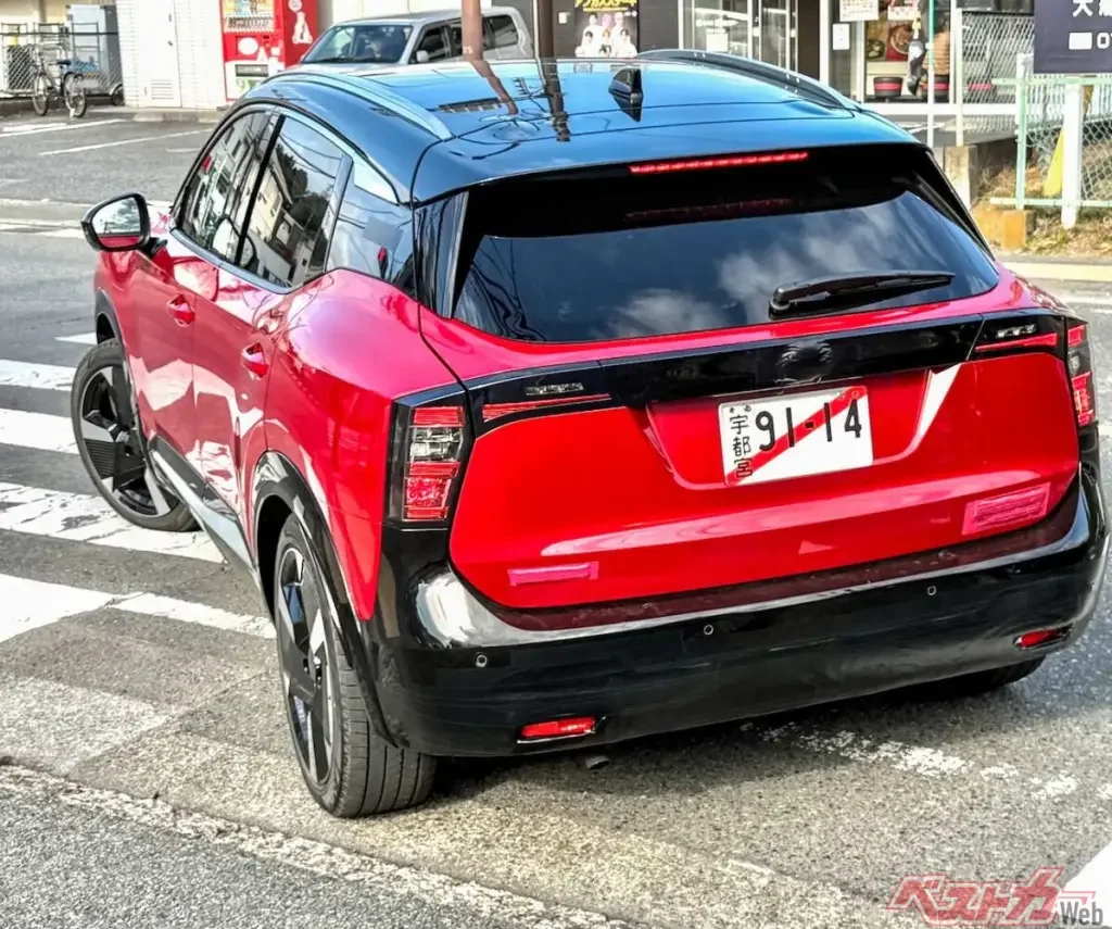 Nissan Kicks e-Power sendo testado no Japão.