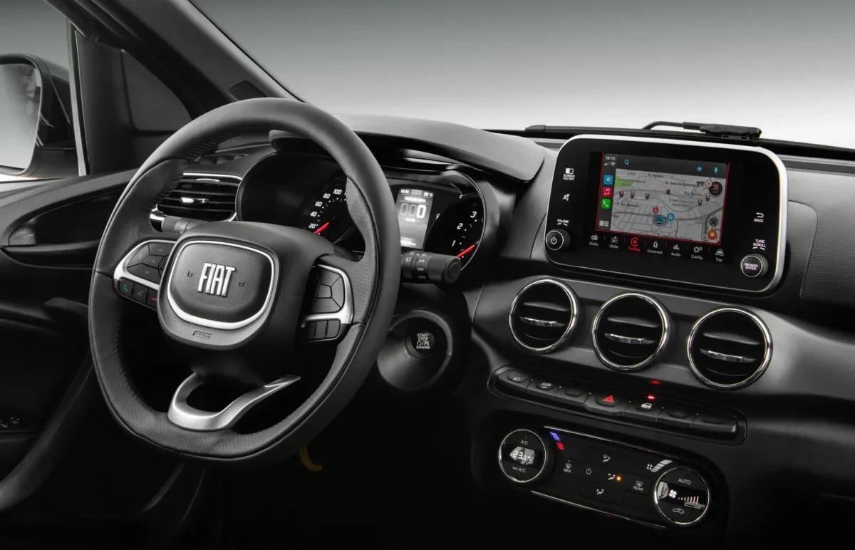 Painel do Fiat Argo Trekking