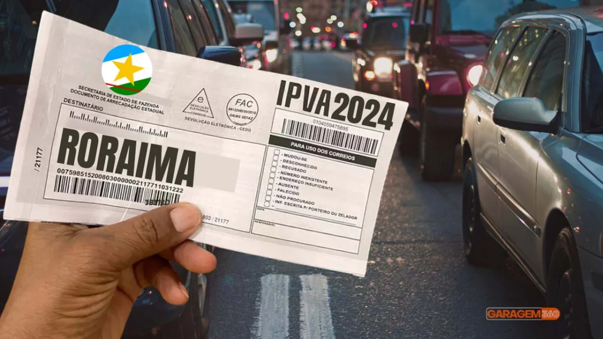 Documento de IPVA 2024 de Roraima.