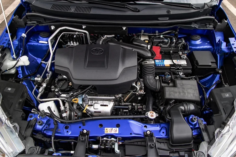 Motor do Toyota Yaris Cross.