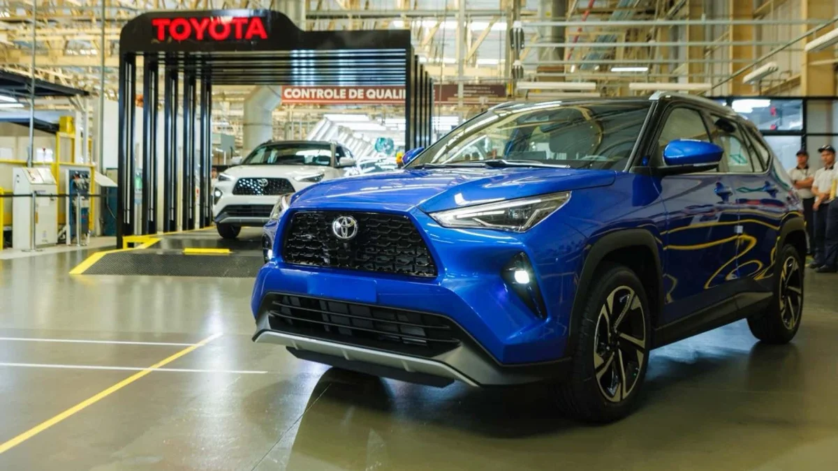 In&iacute;cio da produ&ccedil;&atilde;o do Toyota Yaris Cross em Sorocaba.