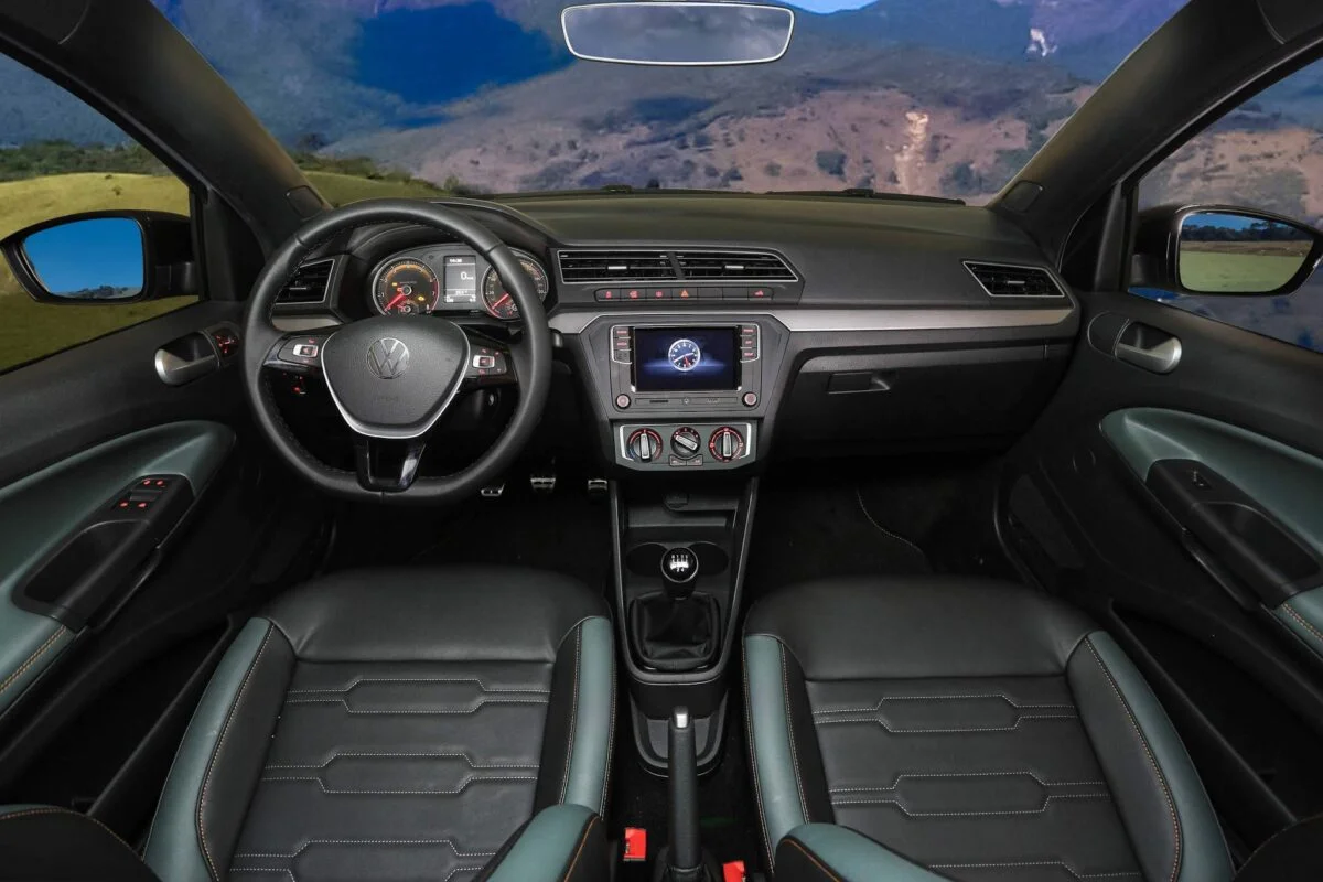 Interior da Volkswagen Saveiro