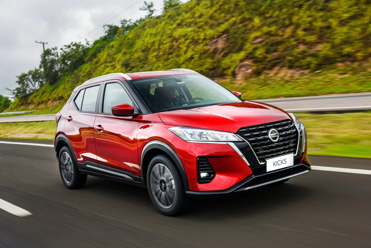 Novo Nissan Kicks em movimento