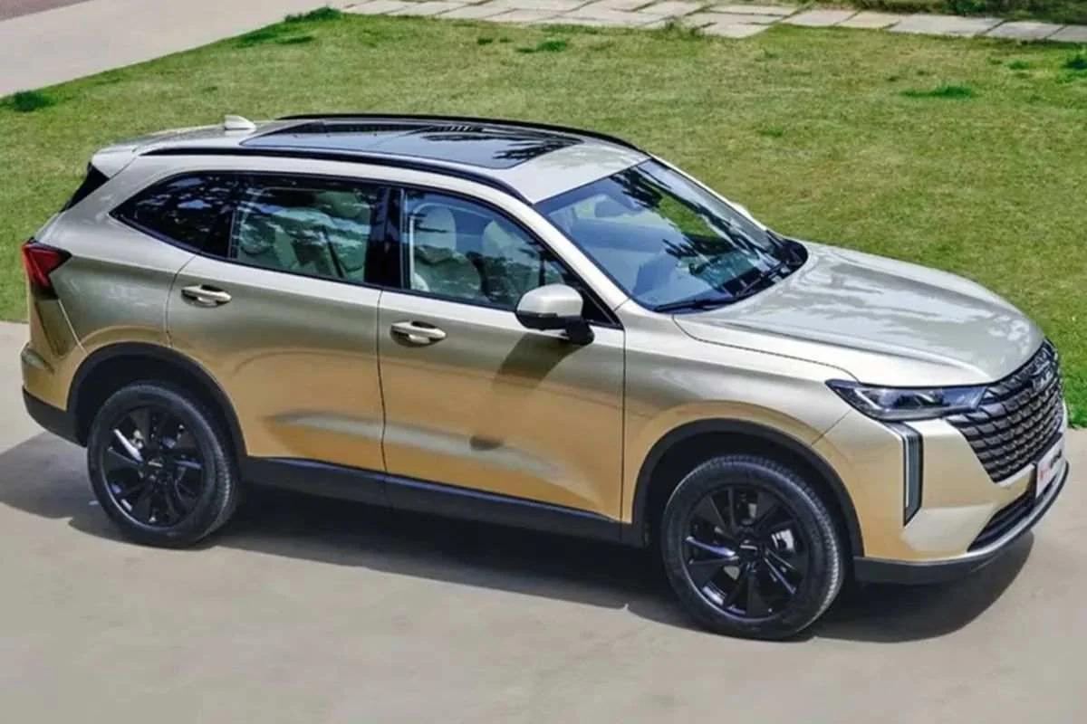 Vis&atilde;o lateral do GWM Haval H6