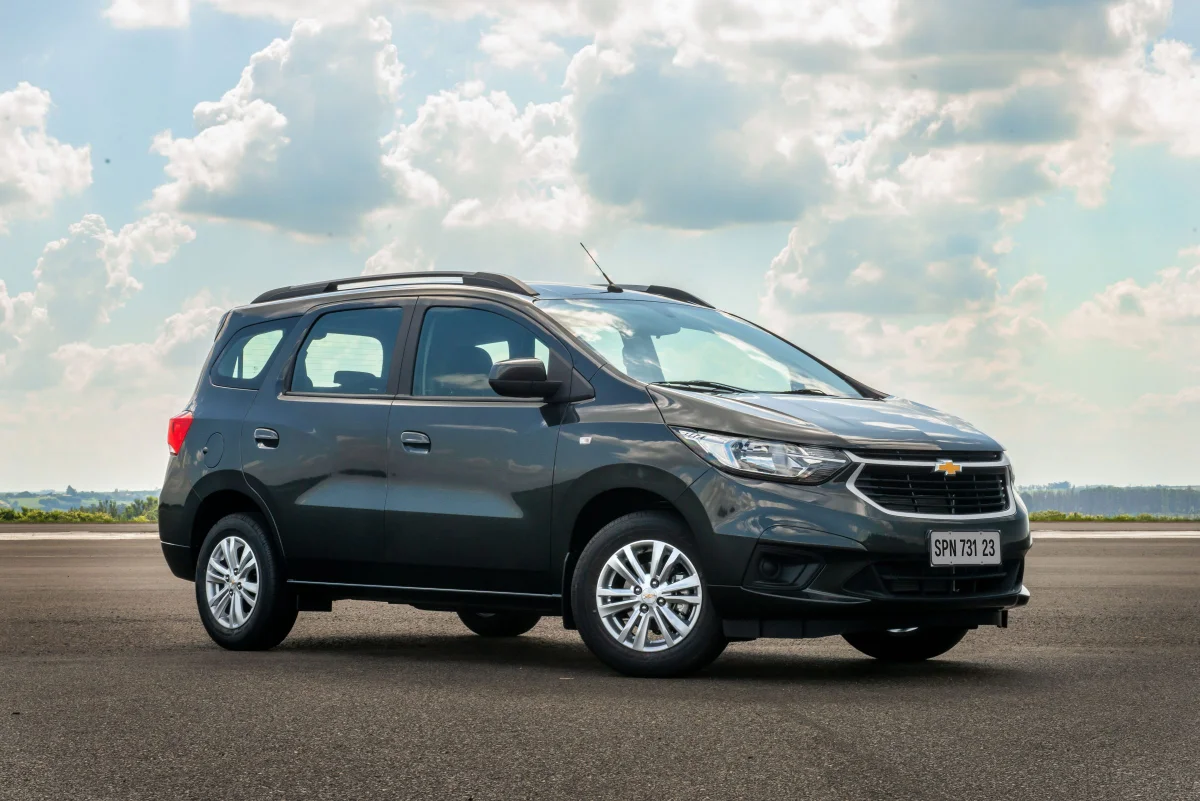 Chevrolet Spin em destaque.