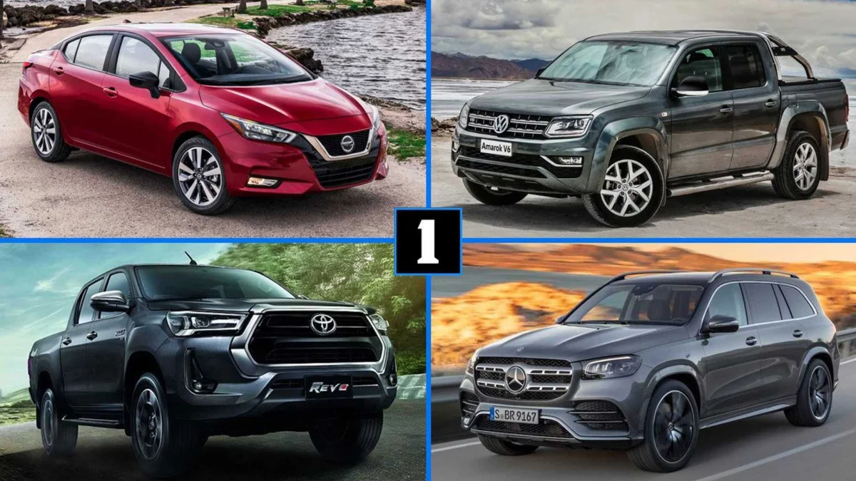 Carros diversos do lançamento de 2020