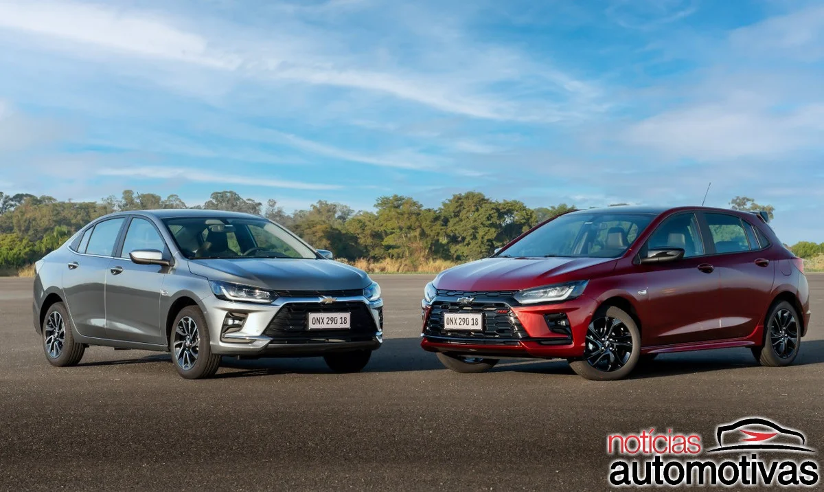 Chevrolet Onix sedã e hatch