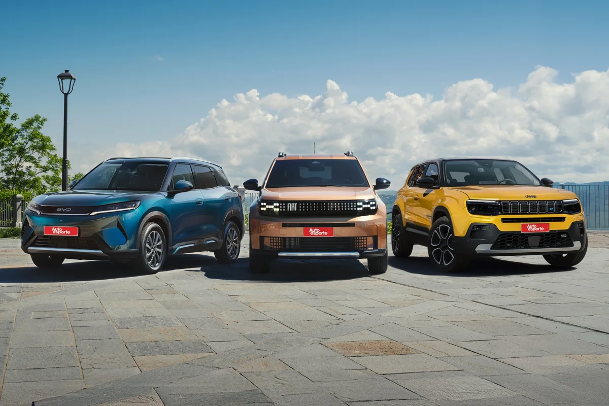 Tr&ecirc;s novos SUVs apresentados em 2026.