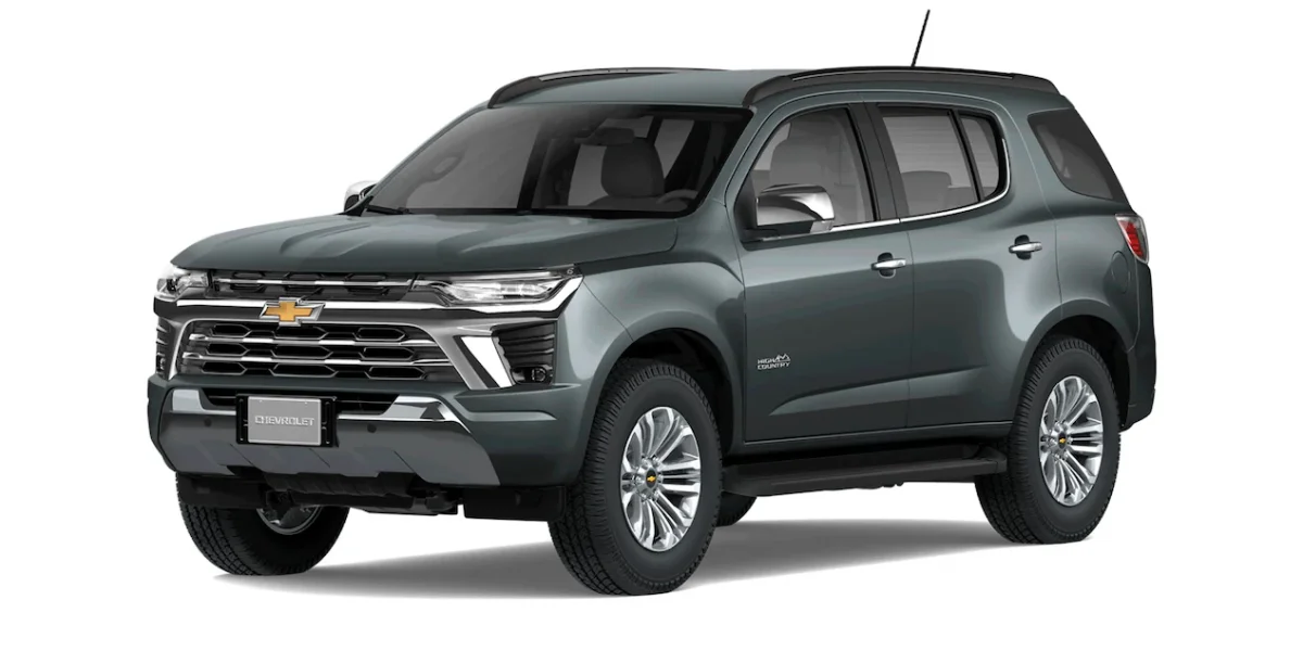 Chevrolet Trailblazer em exposição.