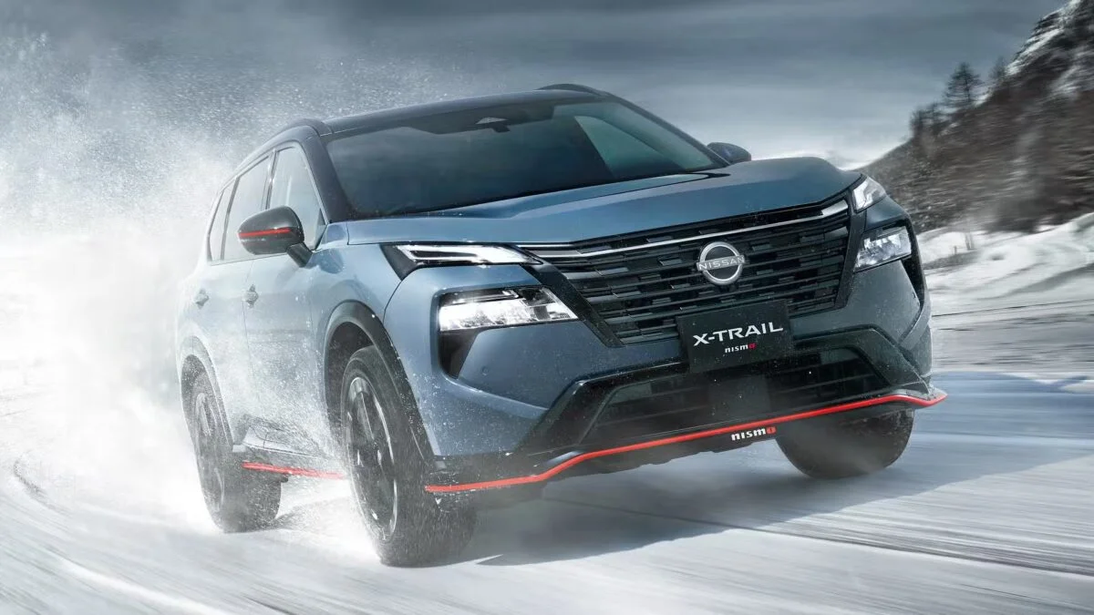 Nissan X-Trail em condi&ccedil;&otilde;es de neve