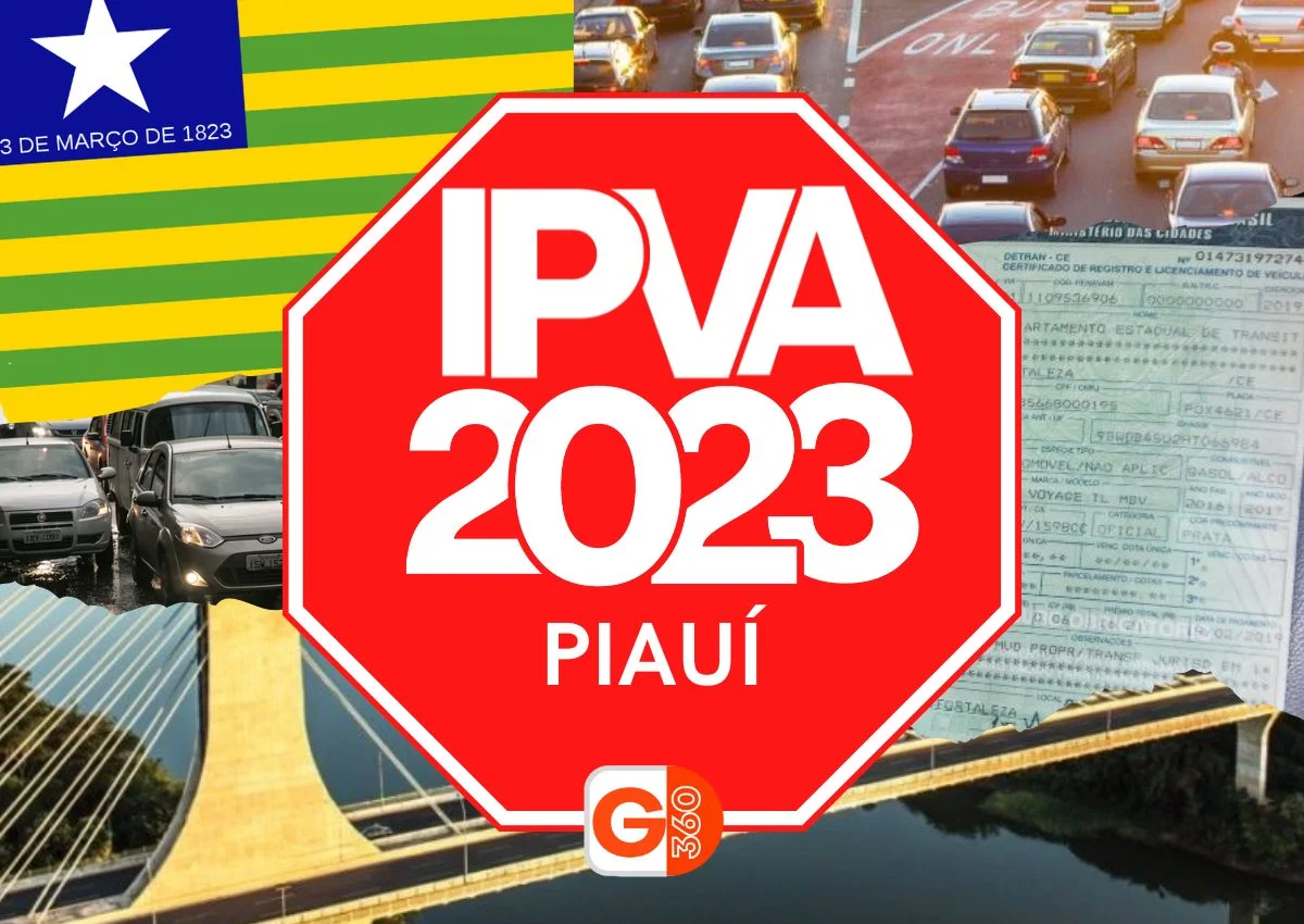 Imagem com informa&ccedil;&otilde;es sobre IPVA 2023 no Piau&iacute;