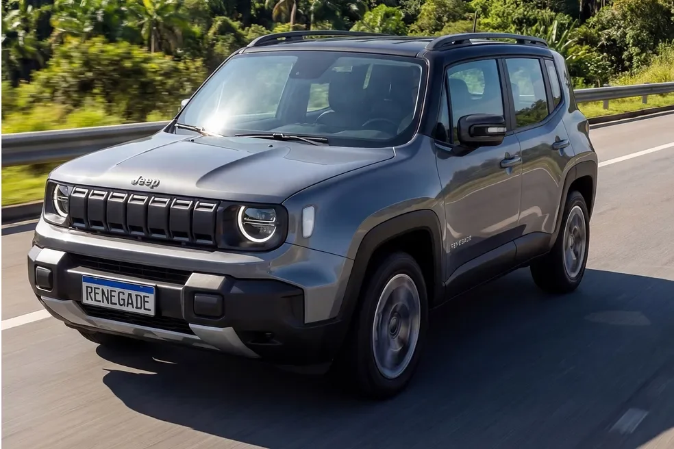 Jeep Renegade Altitude 2027 em estrada natural
