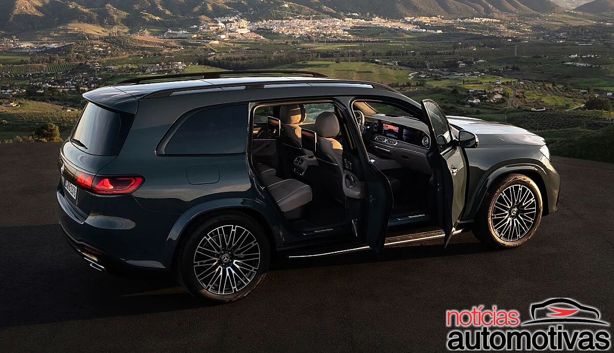Sistema de suspens&atilde;o do Mercedes-Benz GLS 2027.