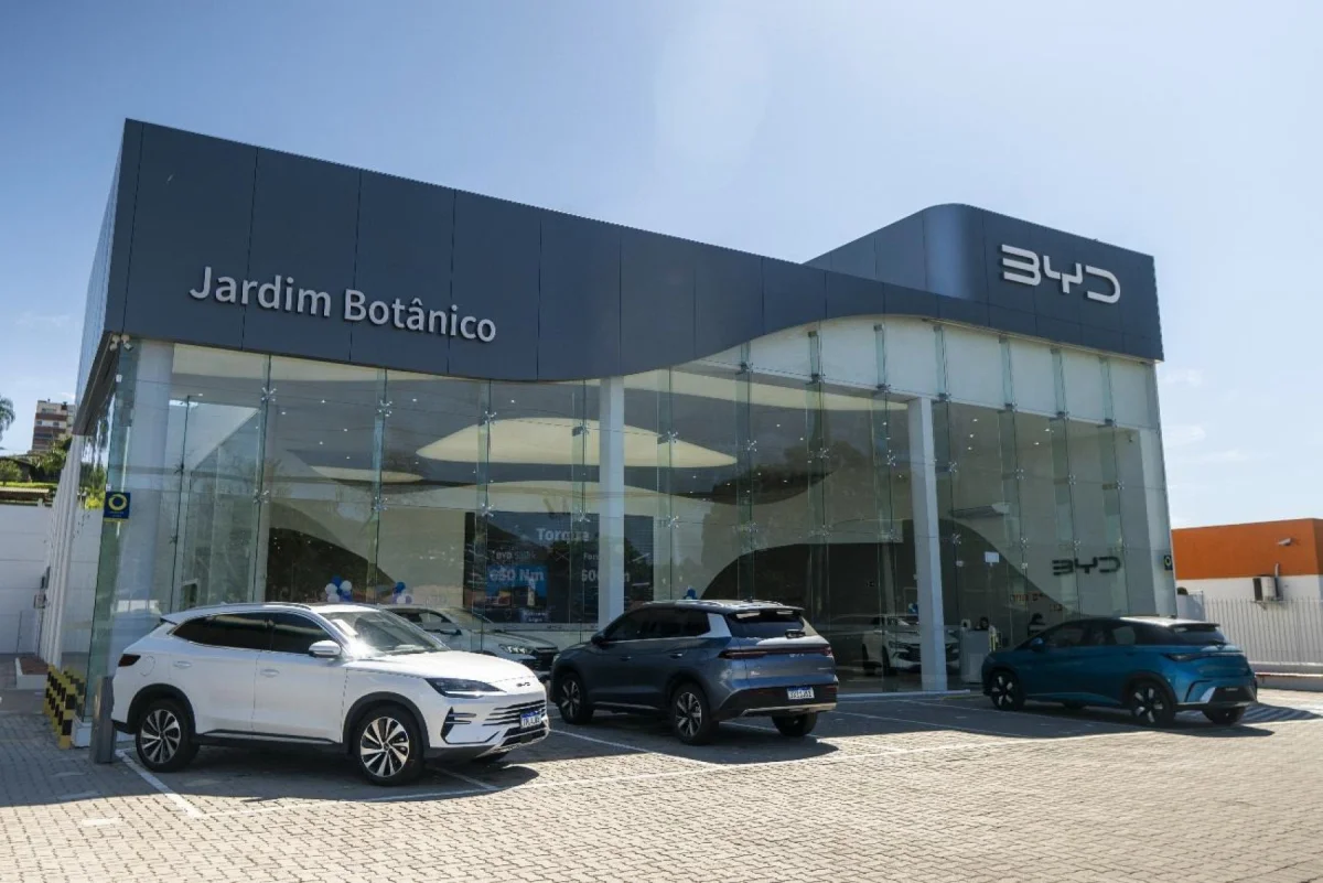 Concession&aacute;ria BYD no Jardim Bot&acirc;nico