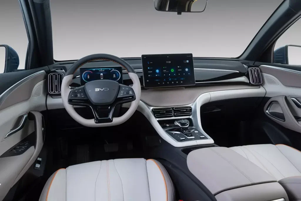 Detalhes do interior do Novo BYD Song Pro 2025