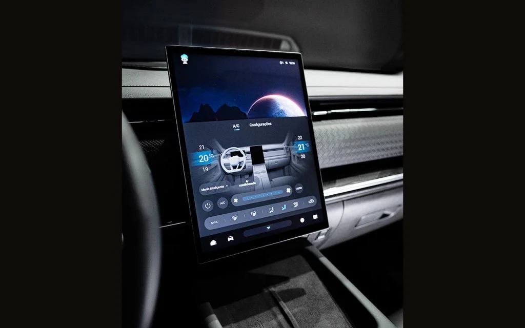 Detalhe do design traseiro do Jaecoo 7 Elite