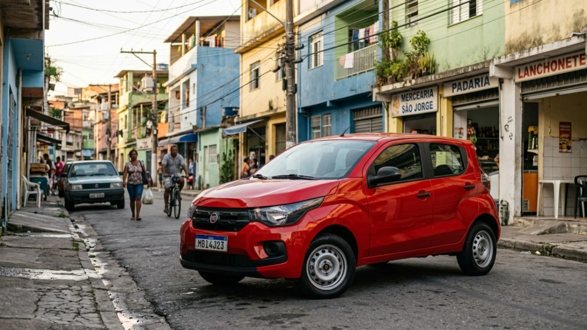 Painel tecnol&oacute;gico de um carro.