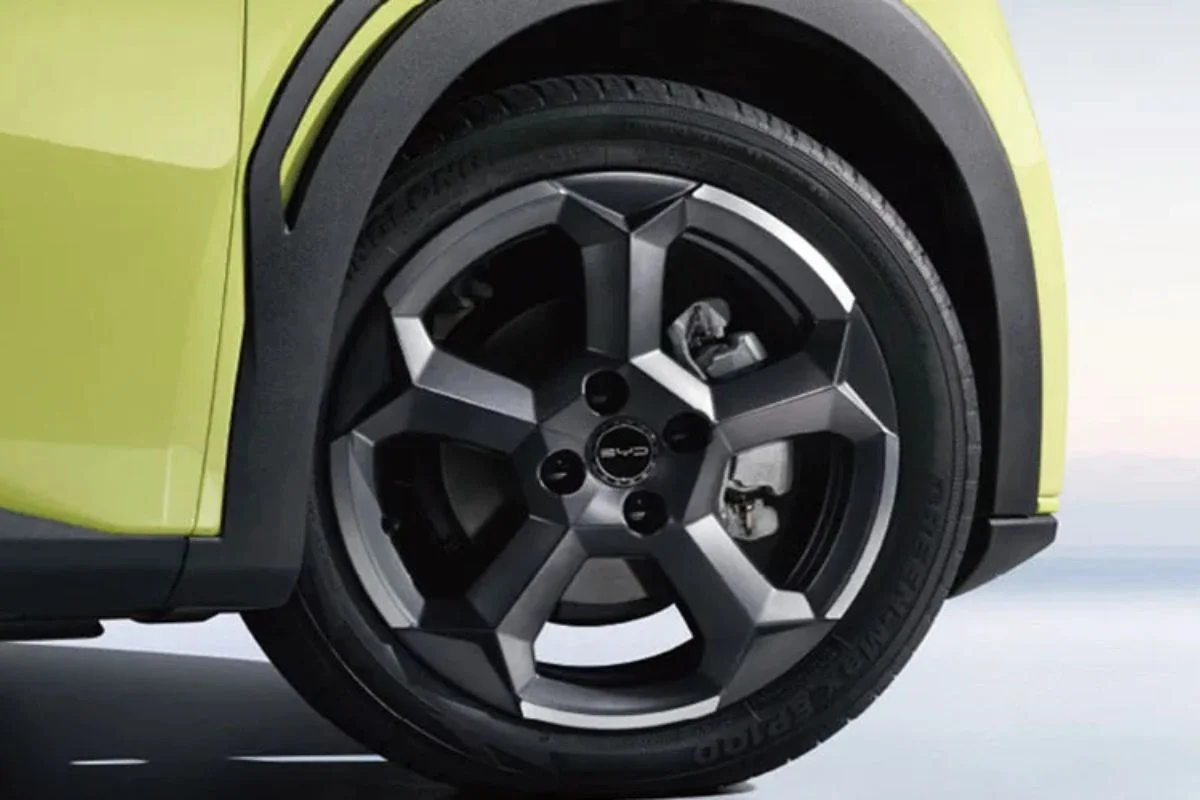 Imagem de um carro BYD Dolphin Mini.