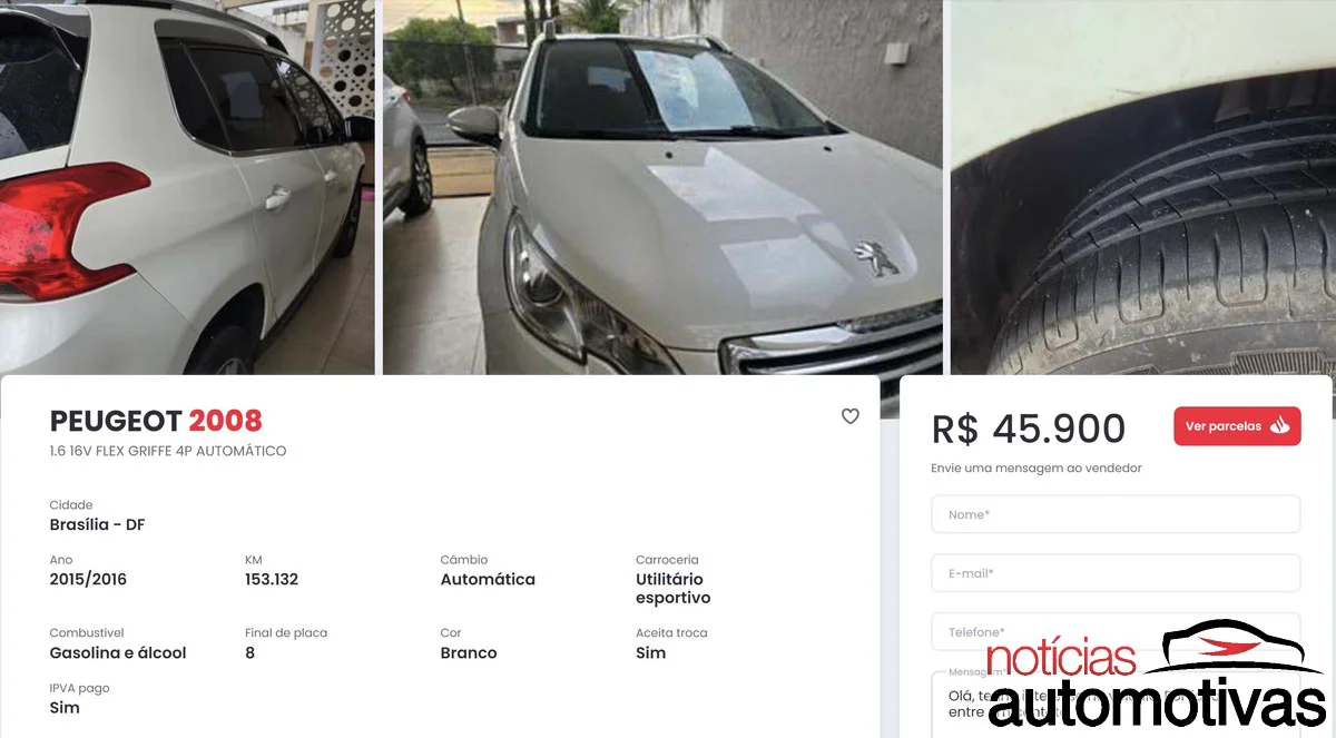 Peugeot 2008 Griffe 2015/2016 &agrave; venda