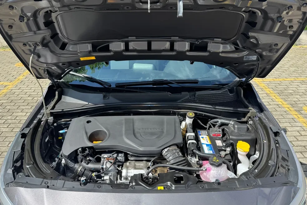 Motor turbo do Fiat Fastback Limited Edition.