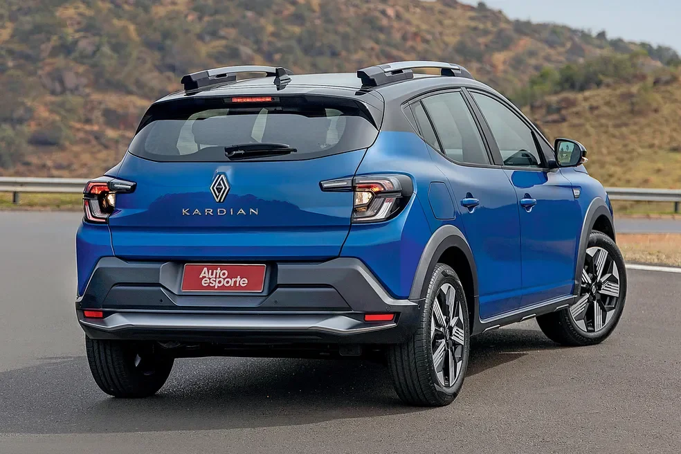 Imagem traseira diagonal do Renault Kardian 2026