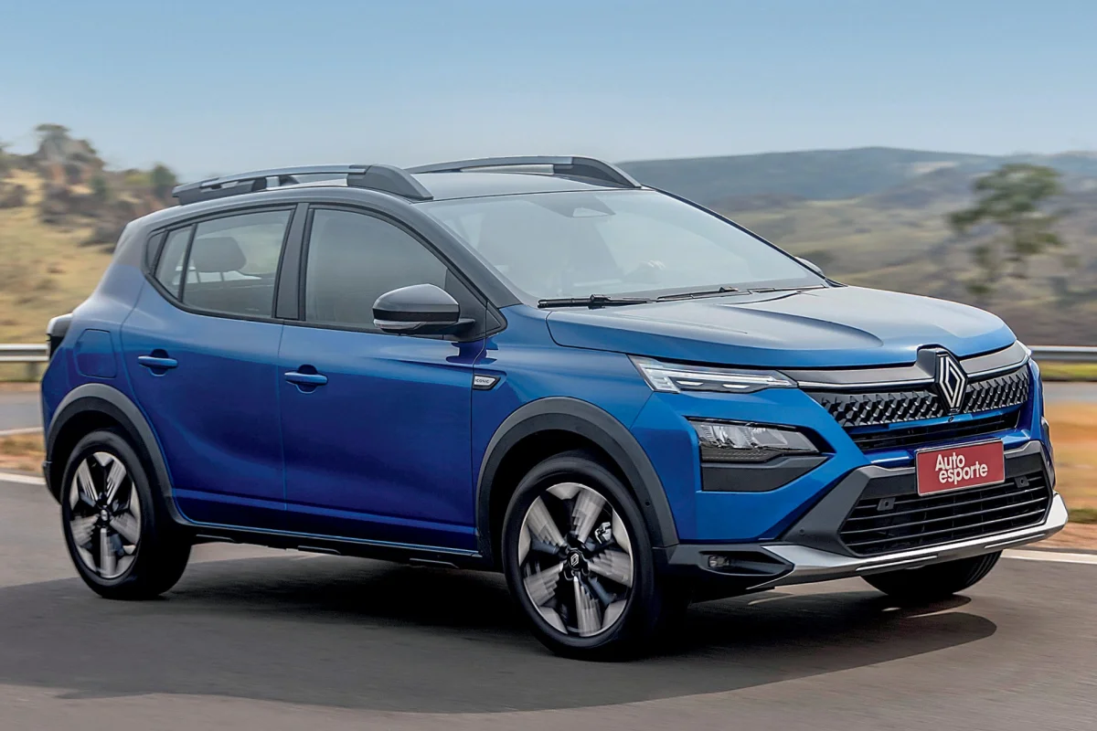 Imagem diagonal frontal do Renault Kardian 2026