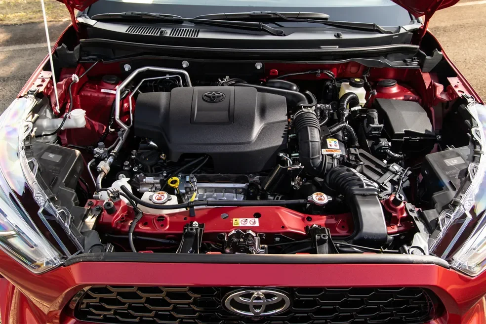 Motor do Toyota Yaris Cross HEV.